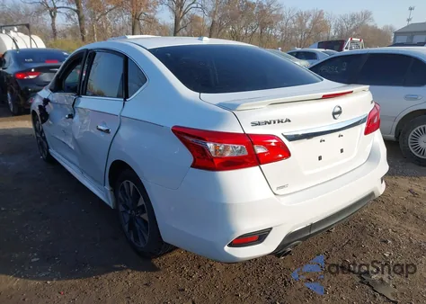 2018 Nissan Sentra Sr z USA, uszkodzony, nr VIN 3N1AB7AP8JY257386